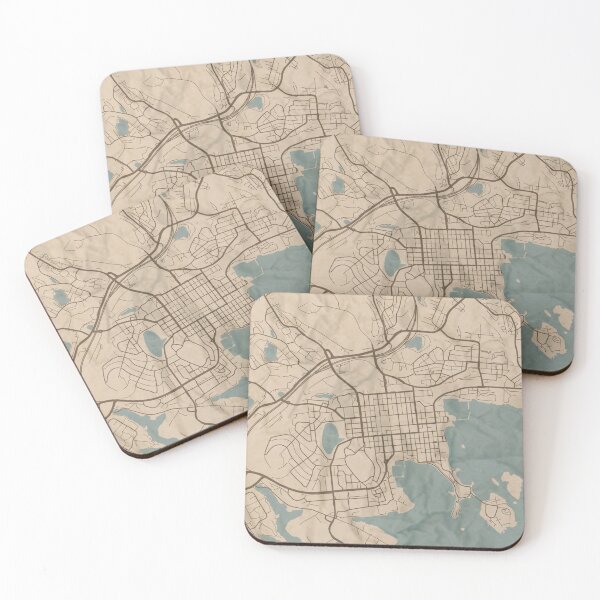 Item preview, Kuopio Sepia Map designed and sold by CPTVDesign.