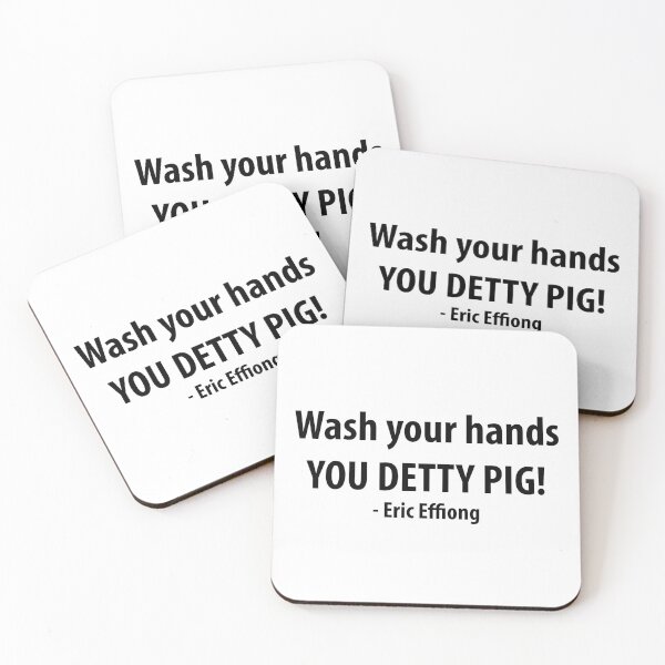 Item preview, Wash your hands you detty pig designed and sold by chunknozza.