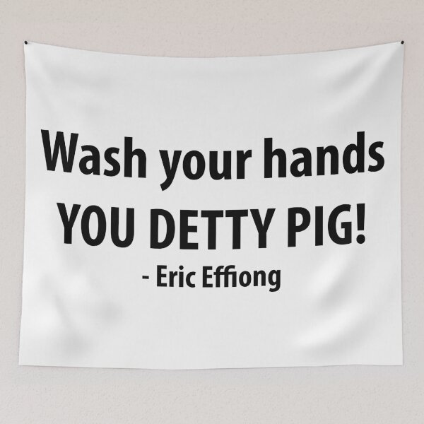 Item preview, Wash your hands you detty pig designed and sold by chunknozza.