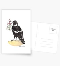 Christmas Magpie Postcards