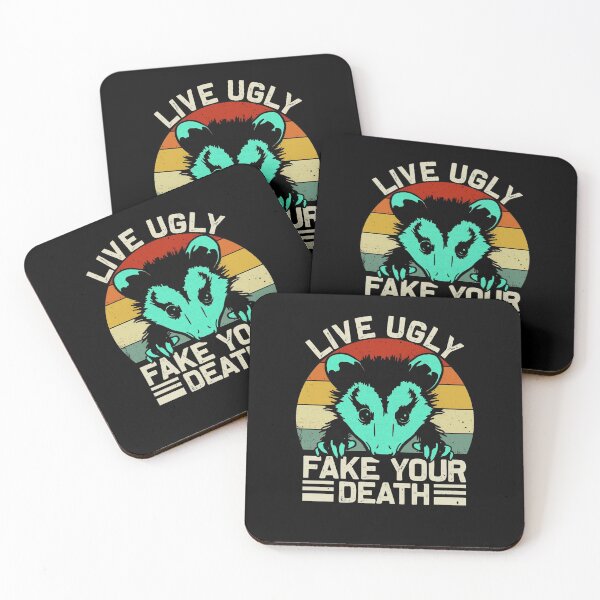Item preview, Live ugly Fake Your Death opossum vintage Gift designed and sold by kader85.