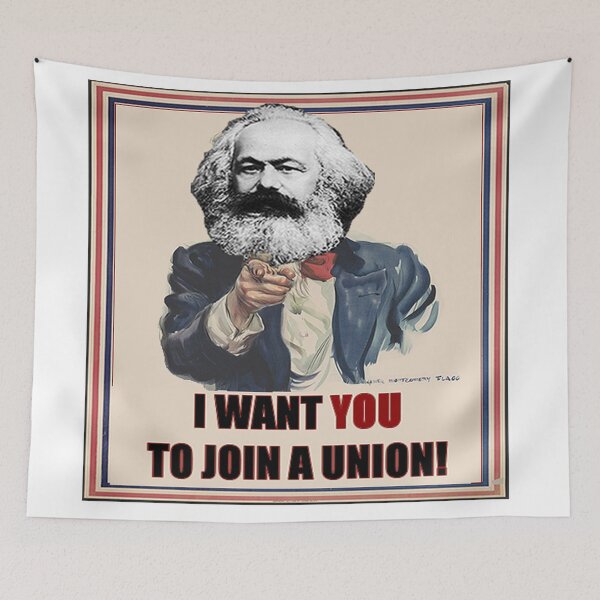 Item preview, Marx Join a Union! designed and sold by getguillotined.