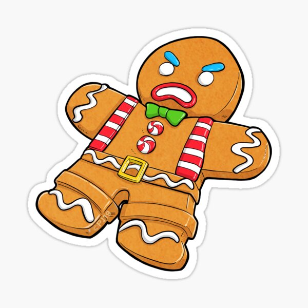 Lazarbeam Gingy Stickers Redbubble - lazarbeam gingerbread roblox