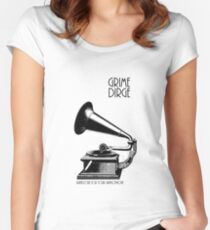 Grindcore for your gramophone Women's Fitted Scoop T-Shirt