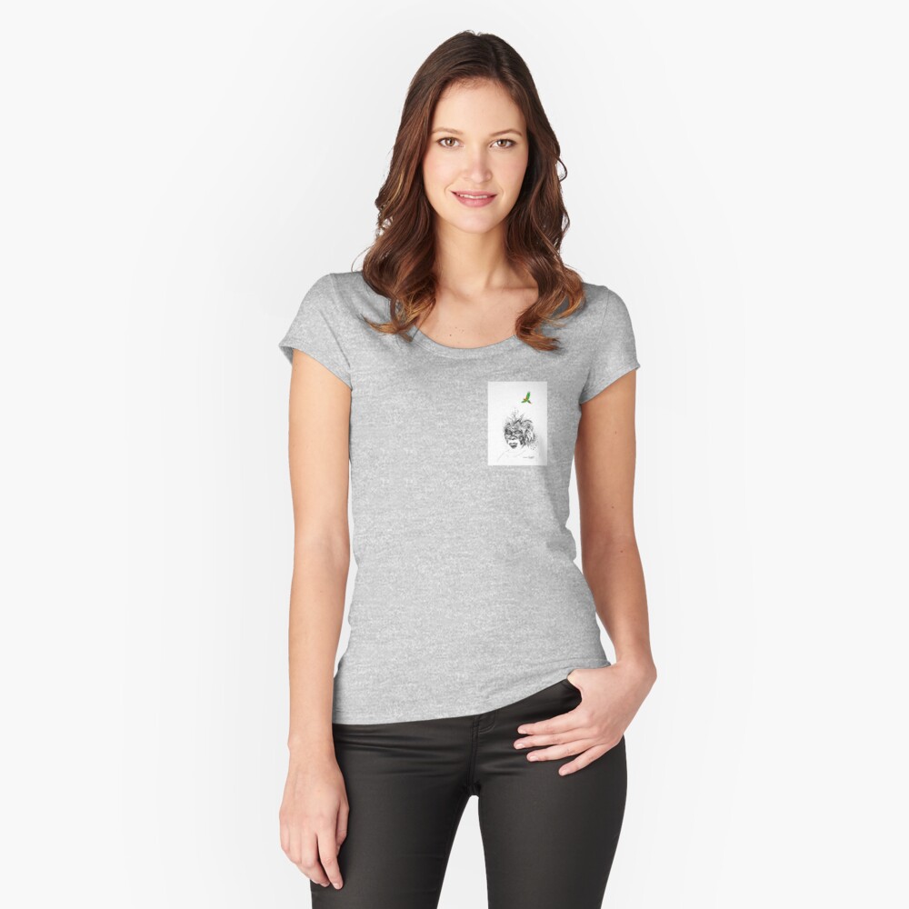 Item preview, Fitted Scoop T-Shirt designed and sold by Maboneng.