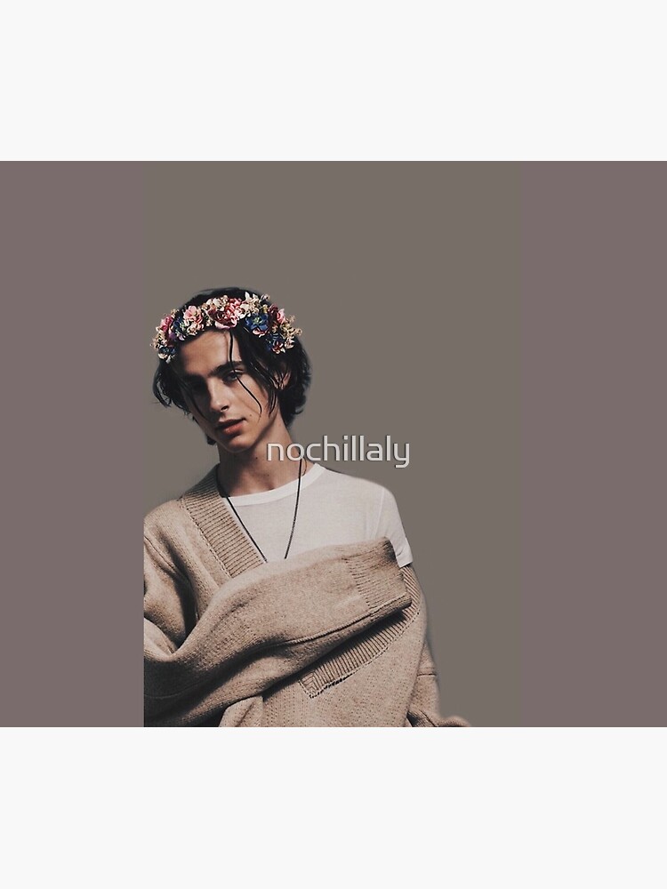 "Timothee Chalamet" Throw Blanket by nochillaly Redbubble