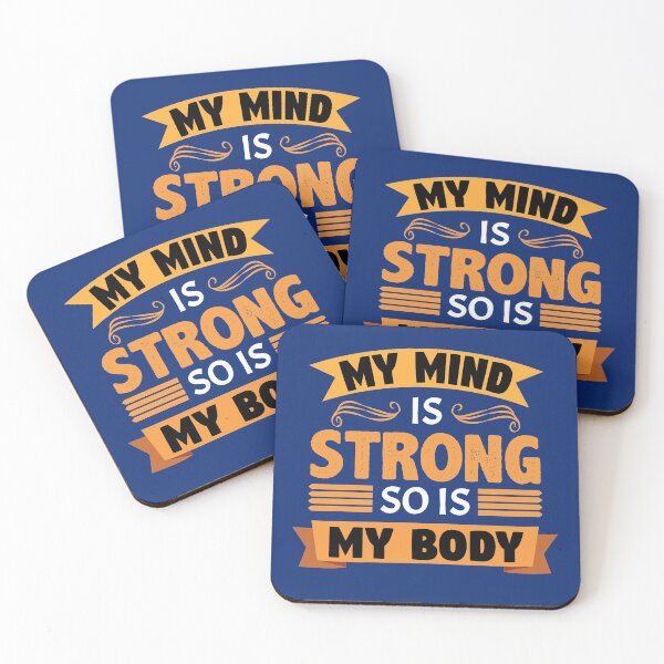 Item preview, MY MIND IS STRONG SO IS MY BODY designed and sold by creativeliberty.