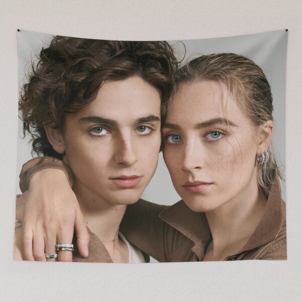 Item preview, Timothee Chalamet and Saoirse Ronan designed and sold by nochillaly.