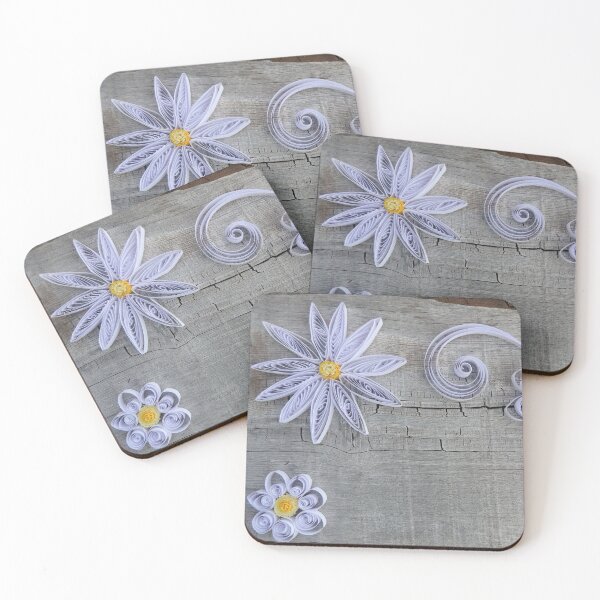 Item preview, white Quilled flowers  designed and sold by Stephanie  Skeem.