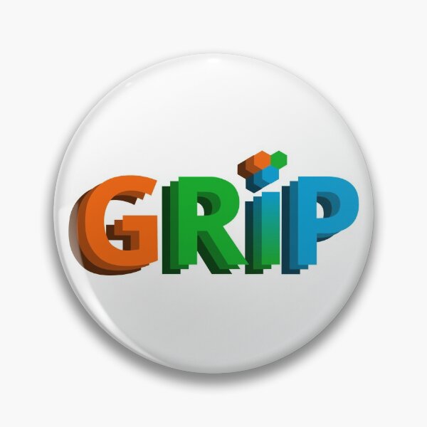 Item preview, GRiP Logo Pop Out Gradient  designed and sold by gripperz.