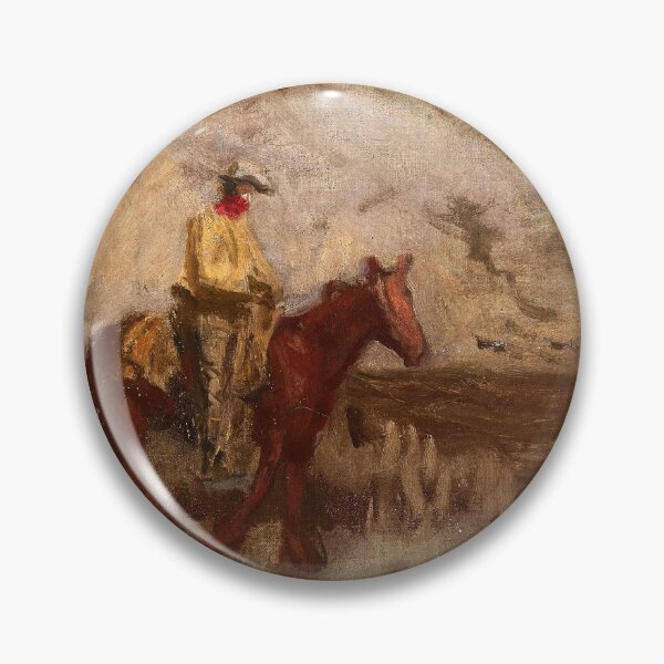 Item preview, Sketch of a Cowboy at Work by Thomas Eakins (1887) designed and sold by allhistory.