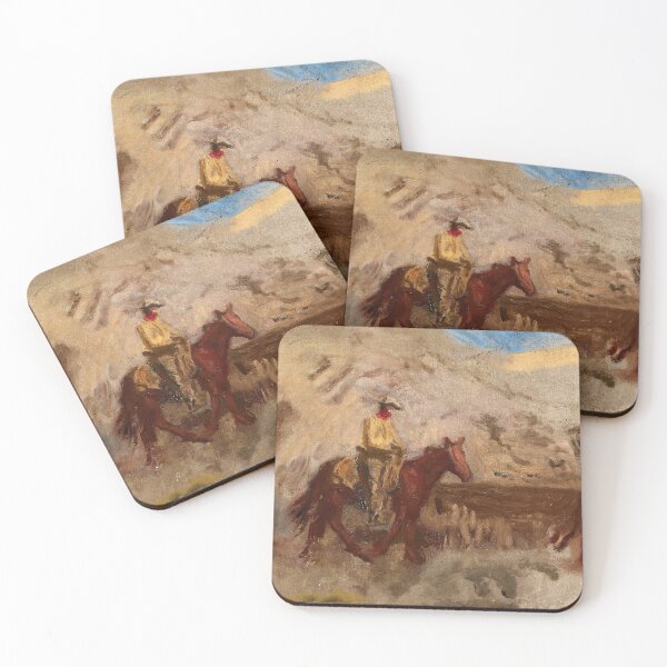 Item preview, Sketch of a Cowboy at Work by Thomas Eakins (1887) designed and sold by allhistory.