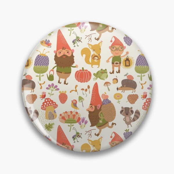 Item preview, Autumn Garden Gnomes and Forest Animals designed and sold by Pink Pineapple Works.