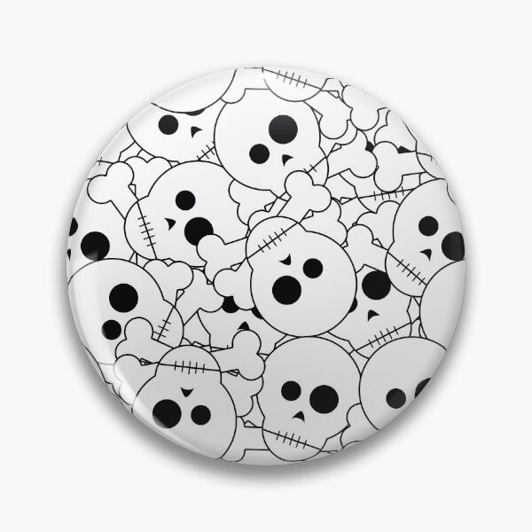 Item preview, Piles of Skulls and Crossed Bones  designed and sold by Pink Pineapple Works.