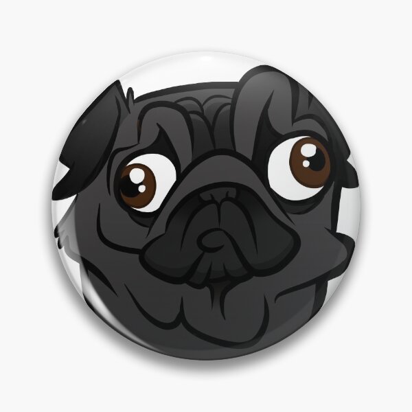 Item preview, Black Pug designed and sold by binarygod.