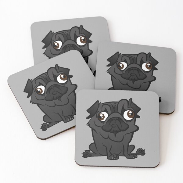 Item preview, Black Pug designed and sold by binarygod.