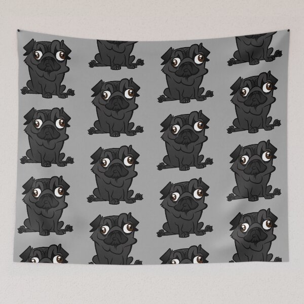 Item preview, Black Pug designed and sold by binarygod.