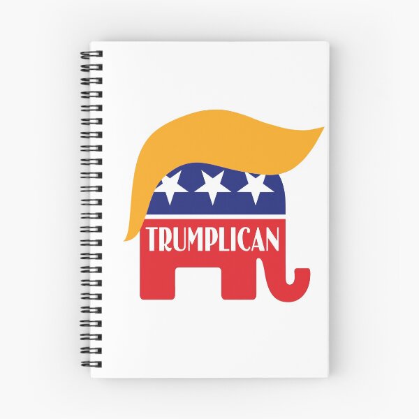 Item preview, President Trump GOP Republican Elephant Hair Logo Trumplican designed and sold by Inside Out Designs.