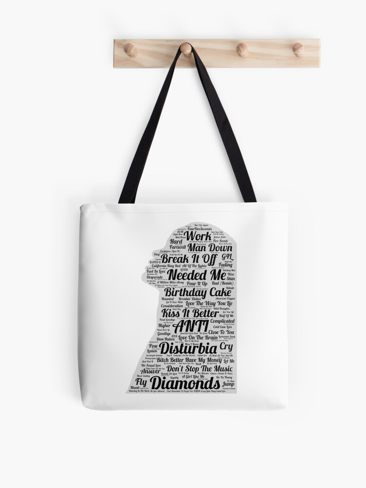 Rihanna book tote cheap bag