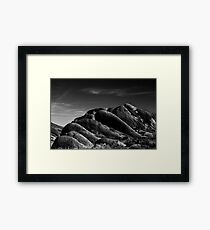 Boulders Framed Print