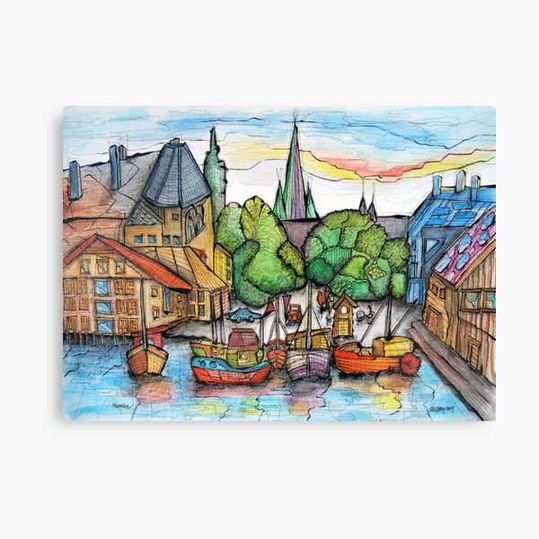 Trondheim - Norway I Canvas Print