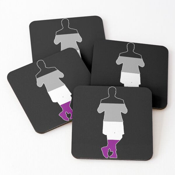 Item preview, The Master Silhouette - Asexual (White Frame) designed and sold by gallifreystede.