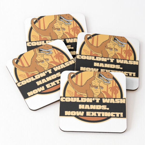 Item preview, Funny T Rex Couldn't wash hands, Now Extinct  designed and sold by YELLOWCITY806.