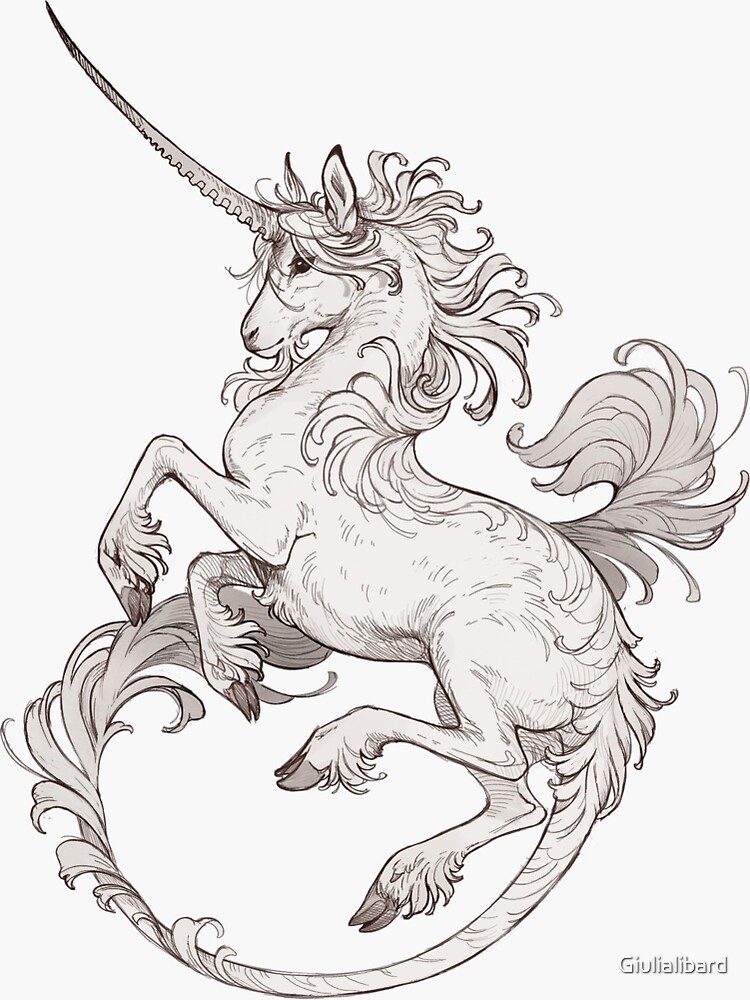 Medieval unicorn  by Giulialibard