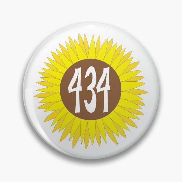 Item preview, Hand Drawn Virginia Sunflower 434 Area Code designed and sold by itsrturn.