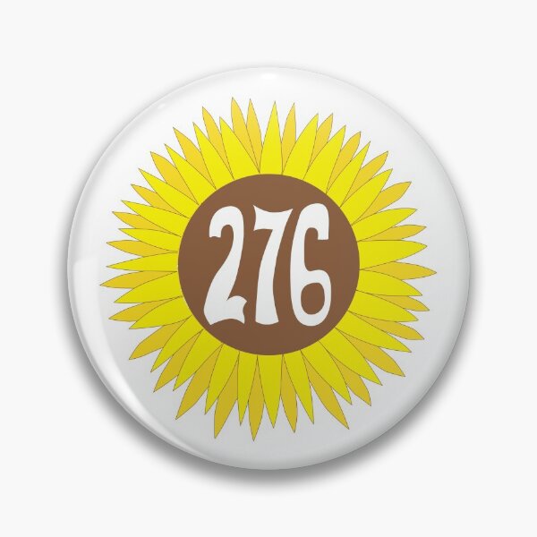Item preview, Hand Drawn Virginia Sunflower 276 Area Code designed and sold by itsrturn.