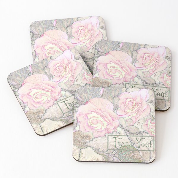 Item preview, Pink Begonias - Thank You   designed and sold by Sandra Foster.