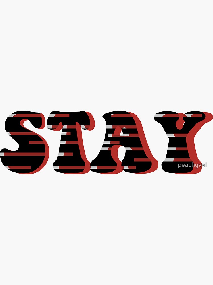 stray kids stay sticker by peachyval redbubble