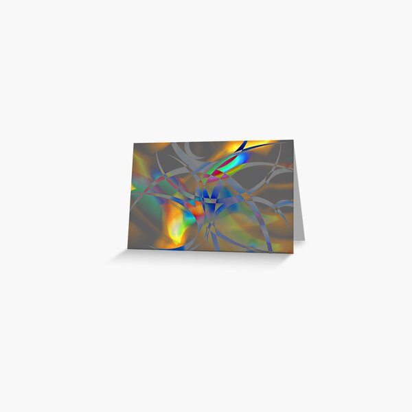Frozen lights Greeting Card