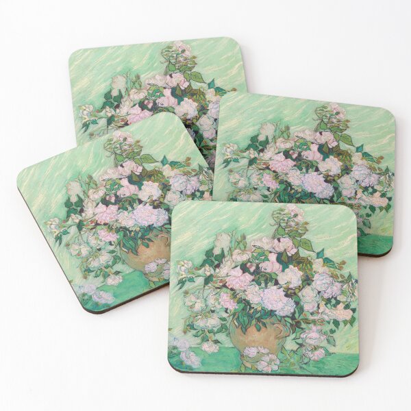 Item preview, Pink Roses Van Gogh designed and sold by VintageArchive.