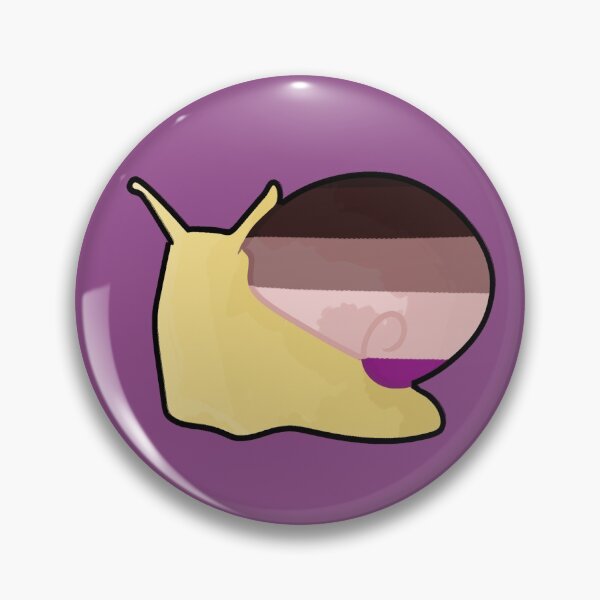 Item preview, Asexual pride snail designed and sold by froggwizardd.
