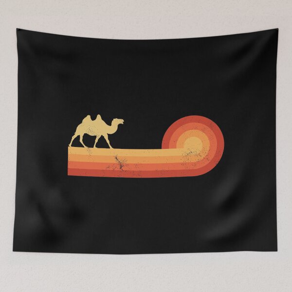 Item preview, Camel Retro Sunset Vintage 60s 70s Shirt for Men Women Boys Girls Kids Animal Lovers Gift designed and sold by LiqueGifts.