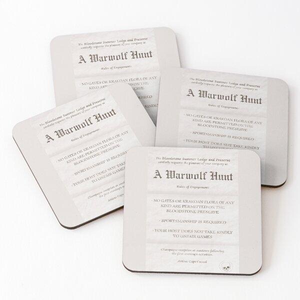 Item preview, Excalibur's Warwolf Hunt Rules of Engagement designed and sold by 90sOE.