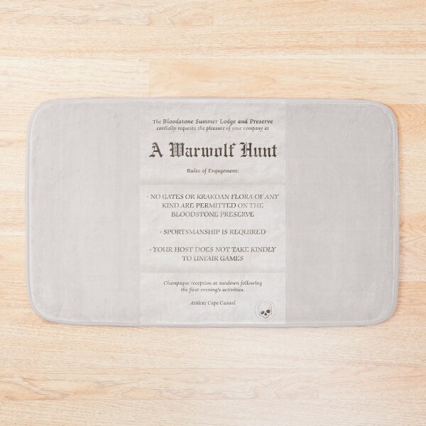 Item preview, Excalibur's Warwolf Hunt Rules of Engagement designed and sold by 90sOE.