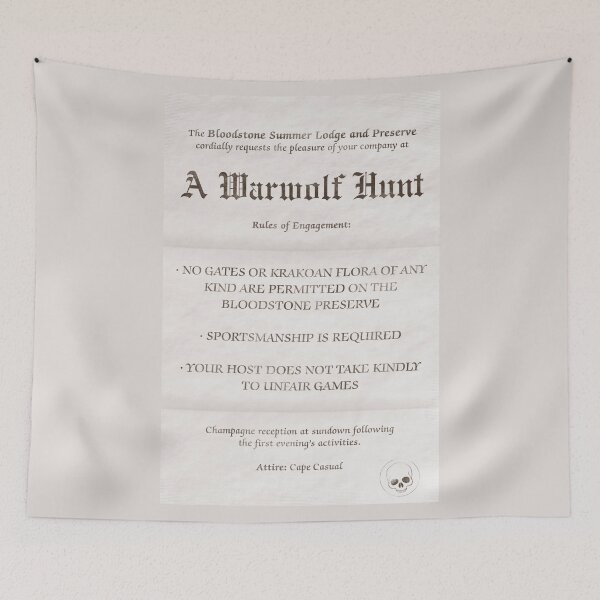 Item preview, Excalibur's Warwolf Hunt Rules of Engagement designed and sold by 90sOE.