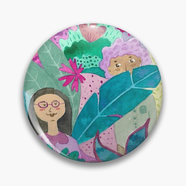 Item preview, Watercolor women flowers nature  designed and sold by CrisBanana.