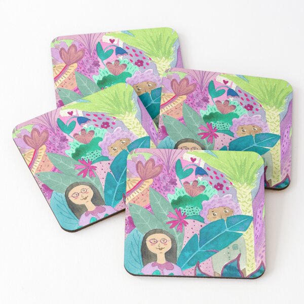 Item preview, Watercolor women flowers nature  designed and sold by CrisBanana.