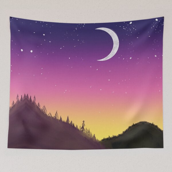 Item preview, Mountain moonlight designed and sold by aroha93.