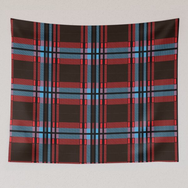 Item preview, Architectural Stage Plaid, TeresaTown at Redbubble 2020 designed and sold by Mark Stansberry.