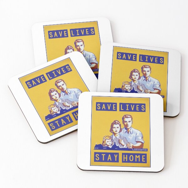 Item preview, Save Lives Stay Home designed and sold by AUTISM ODYSSEYS.