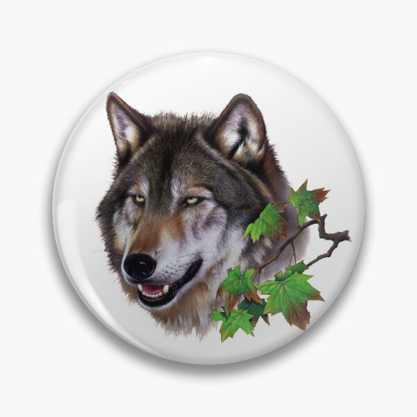 Item preview, Wolf Portrait designed and sold by Salmoneggs.