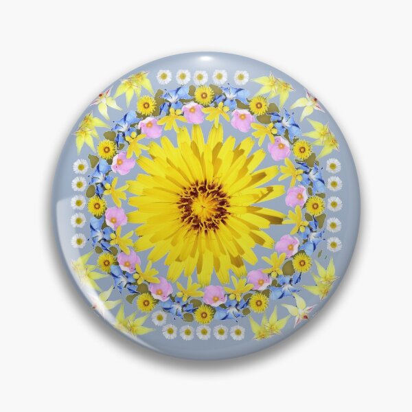 Item preview, Yellow Everlastings with other Wildflowers designed and sold by STHogan.