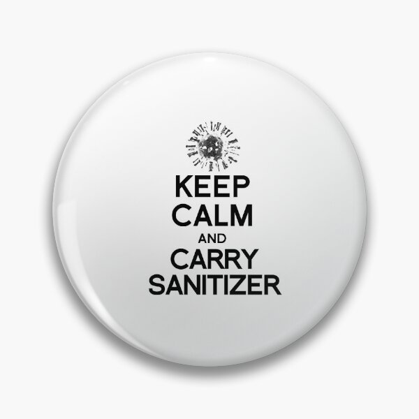 Item preview, KEEP CALM AND CARRY SANITIZER designed and sold by partyfarty.
