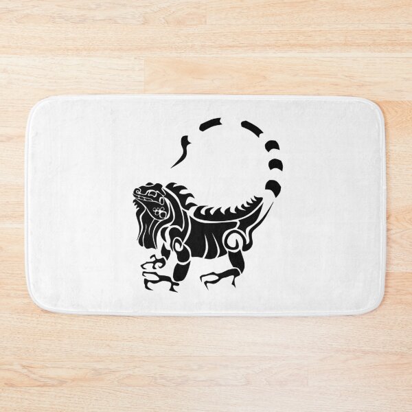Item preview, Tribal Iguana in Black Ink Style designed and sold by grounds.