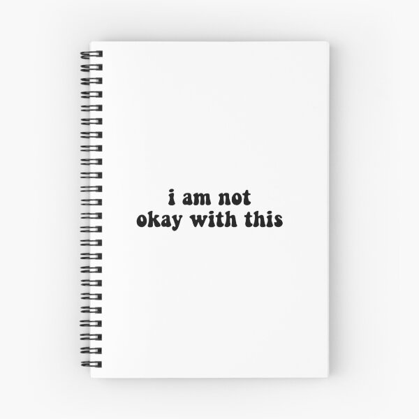 Item preview, i am not okay with this sticker designed and sold by puamelia22.