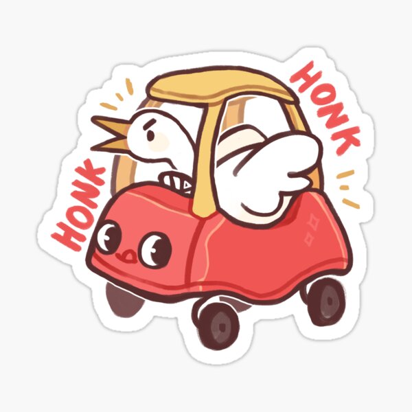 Untitled goose Toy car Sticker